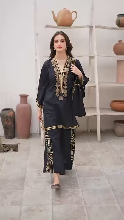 LULUSAR Embroidered 2 pcs