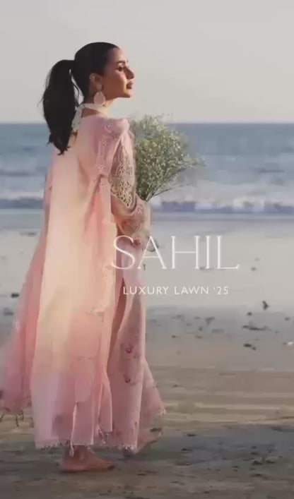 Qalamkar Lawn Embroidered 3 pcs