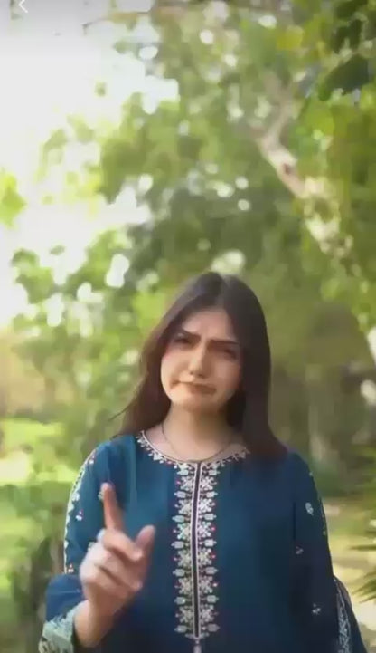 Batik Dhanak Embroidered 3 Pcs