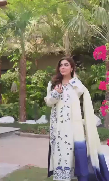 LAAM Lawn Embroidered 3 pcs