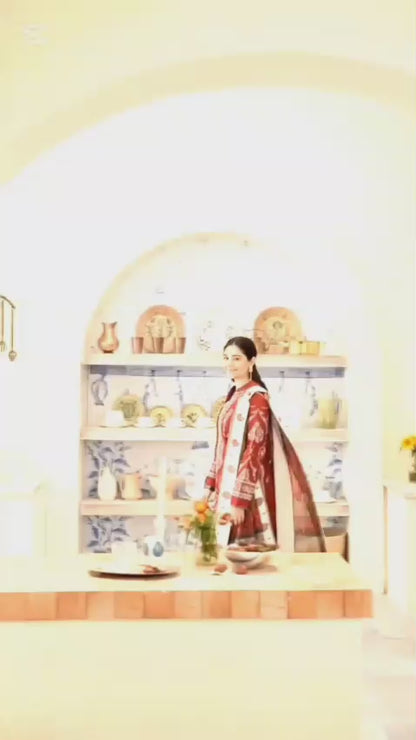 LAAM DHANAK EMBROIDERED 3PCS