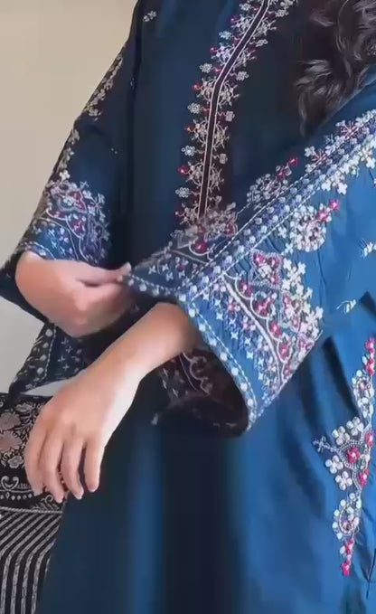 Batik Dhanak Embroidered 3 Pcs