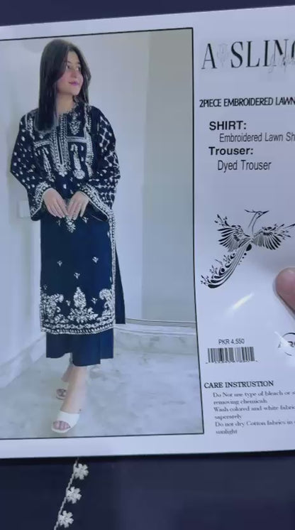 Aisling Lawn Embroidered 2 pcs